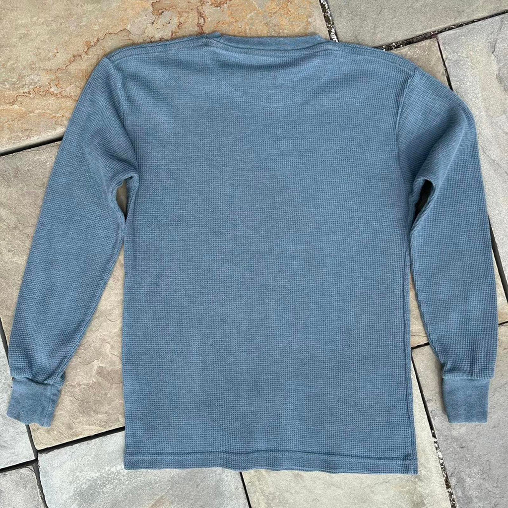 Y2K Reworked Upcycled Darkened Blue Thermal