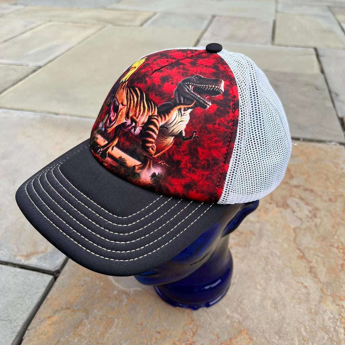 T-Rex Dinosaurs Mesh Trucker Hat