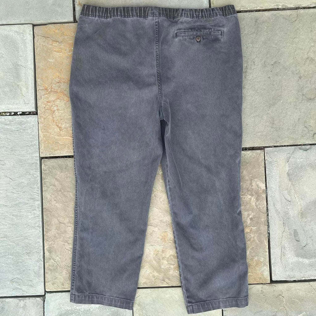 Y2K Grey Overdyed Drawstring Pants