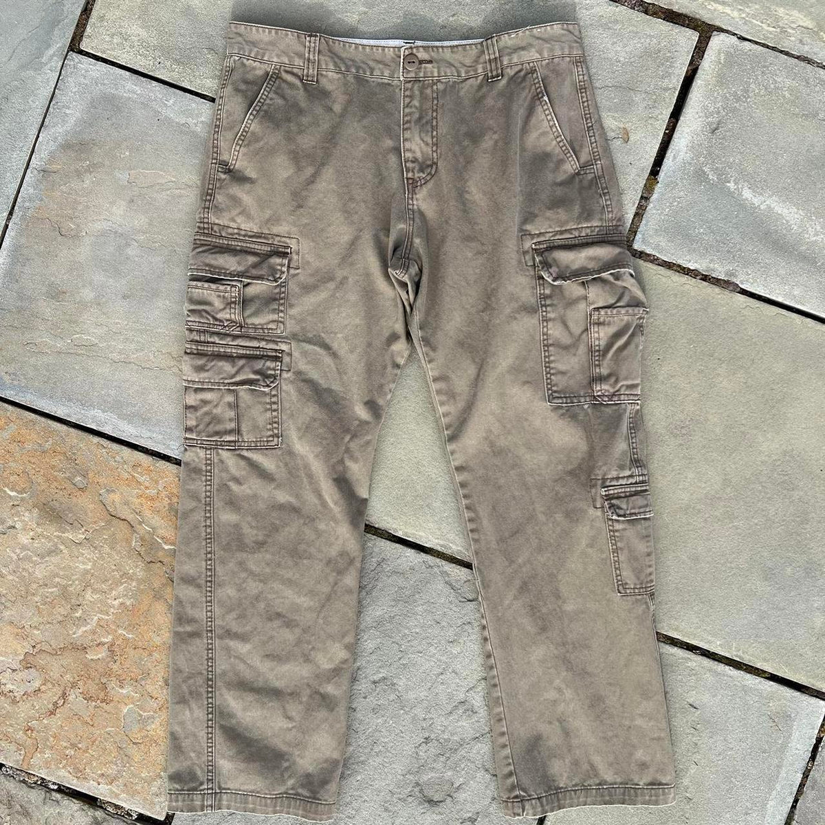 Brown Cargo Utility Pants