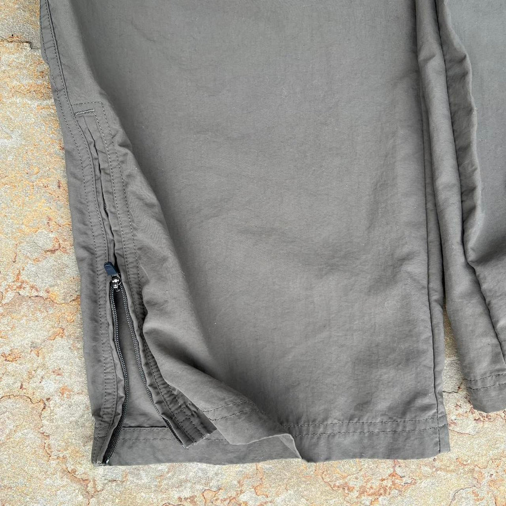 Dark Khaki Green Gorpcore Convertible Utility Cargo Pants