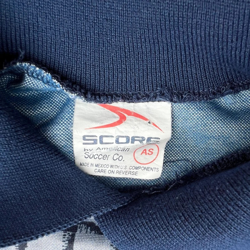 Vintage 90s square pattern soccer jersey