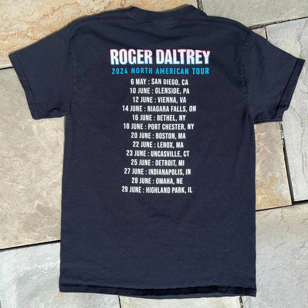 Roger Daltrey 2024 North America Tour Black Concert Tee
