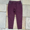 Vintage 90s Dark Purple Denim Tapered Jeans