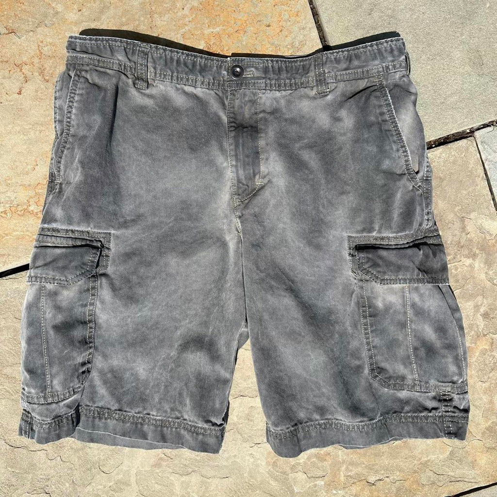 Y2K Reworked Distressed Cargo Shorts