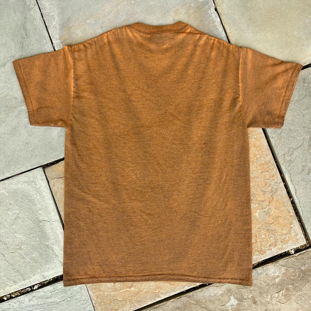 Brown Orange Overdyed Tee