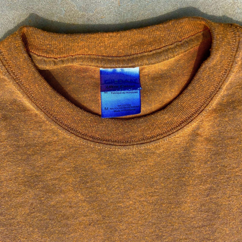 Brown Orange Overdyed Tee