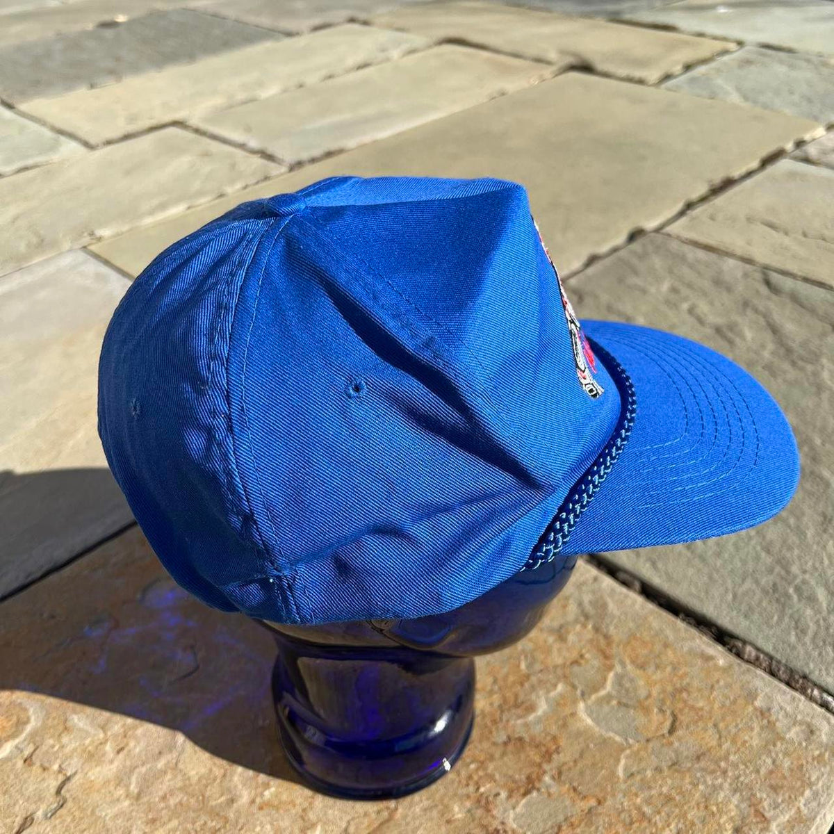 Neo-Vintage 90s Blue Alaska Whale Rope Snap Back Dad Hat