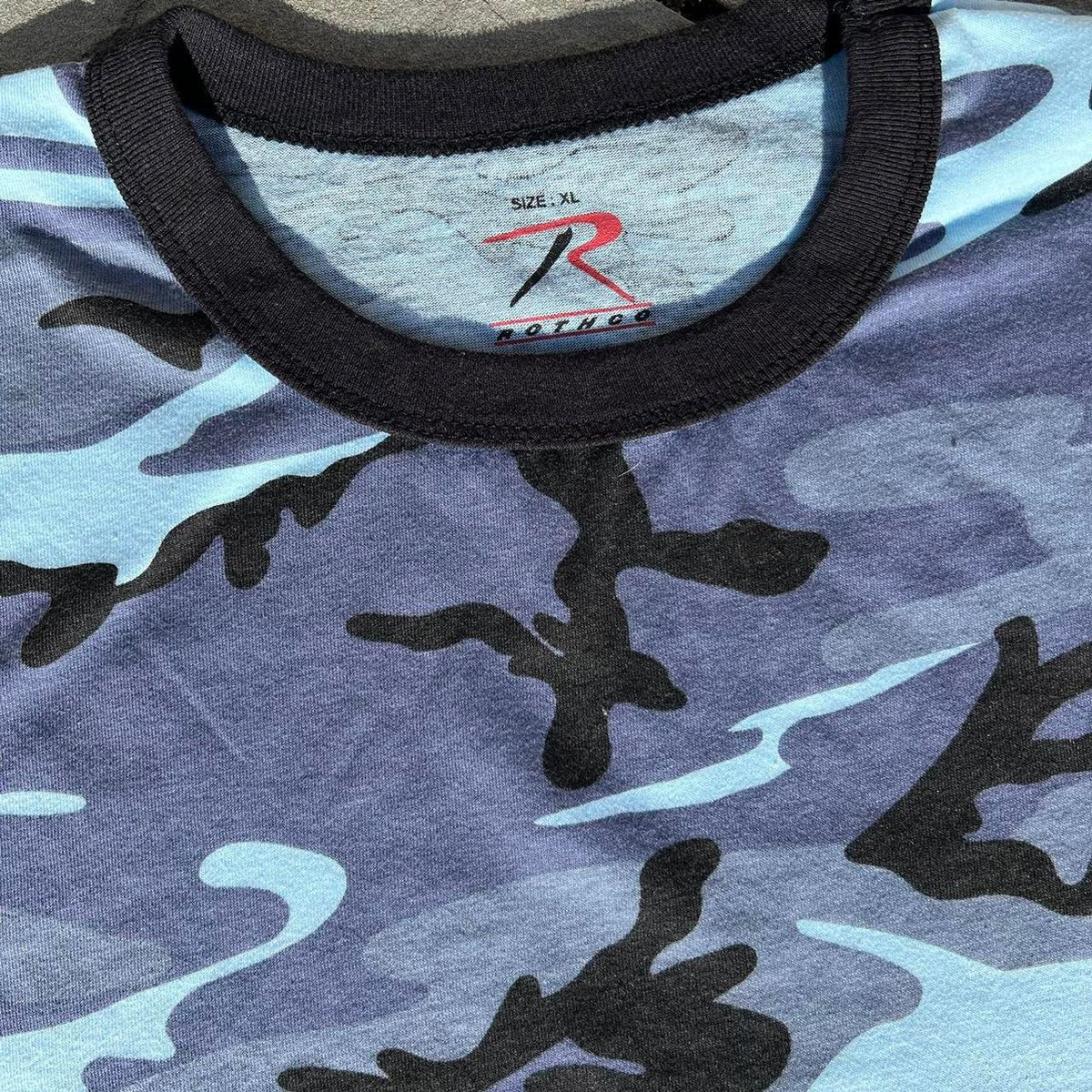 Blue Camo Long Sleeve Shirt