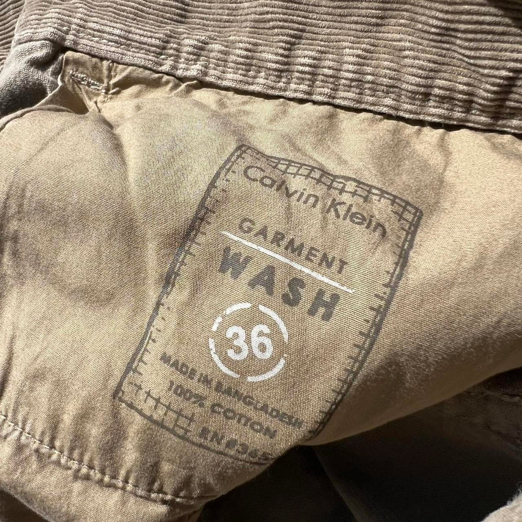 Y2K Calvin Klein Tan Brown Corduroy Pants