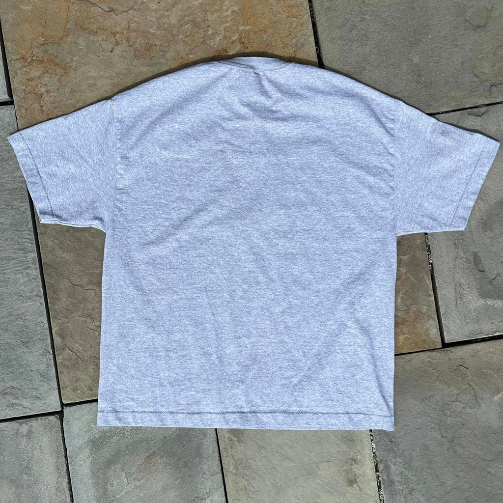 Y2K Las Vegas Route 66 Felt Grey Heather T-shirt