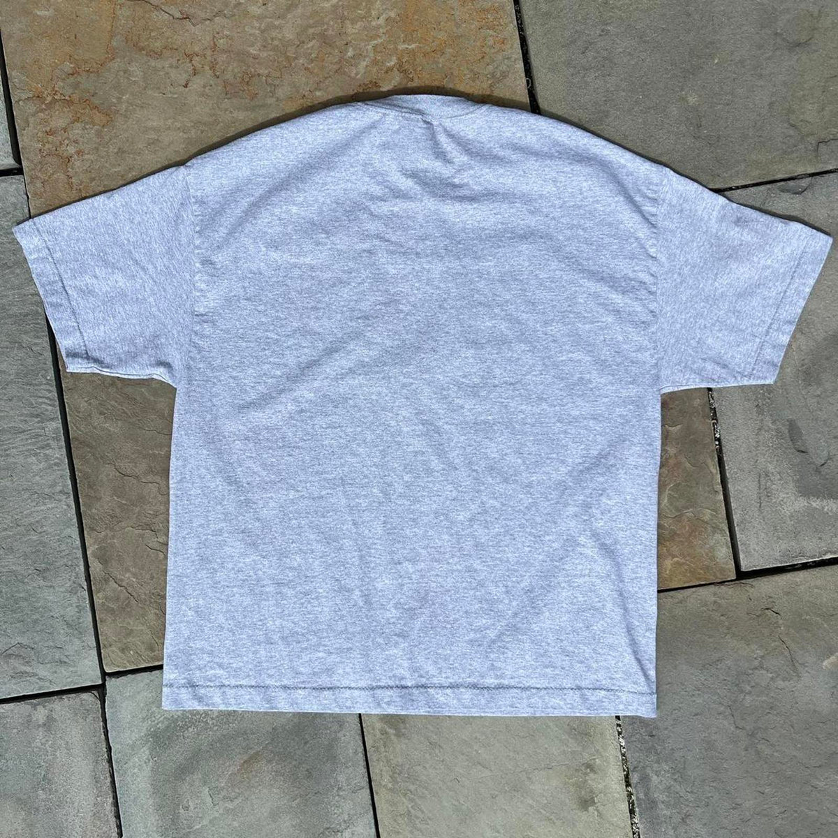 Y2K Las Vegas Route 66 Felt Grey Heather T-shirt