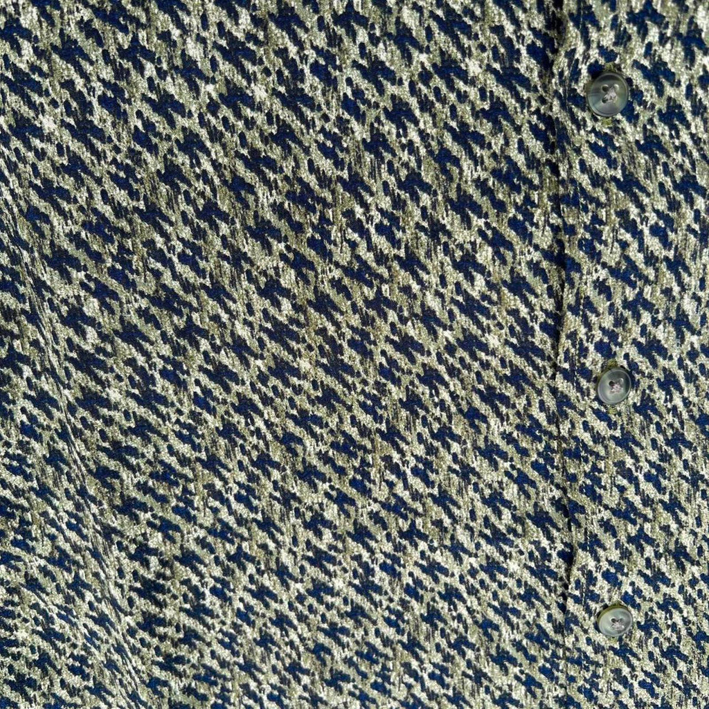 Y2K Abstract Pattern Long Sleeve Club Shirt
