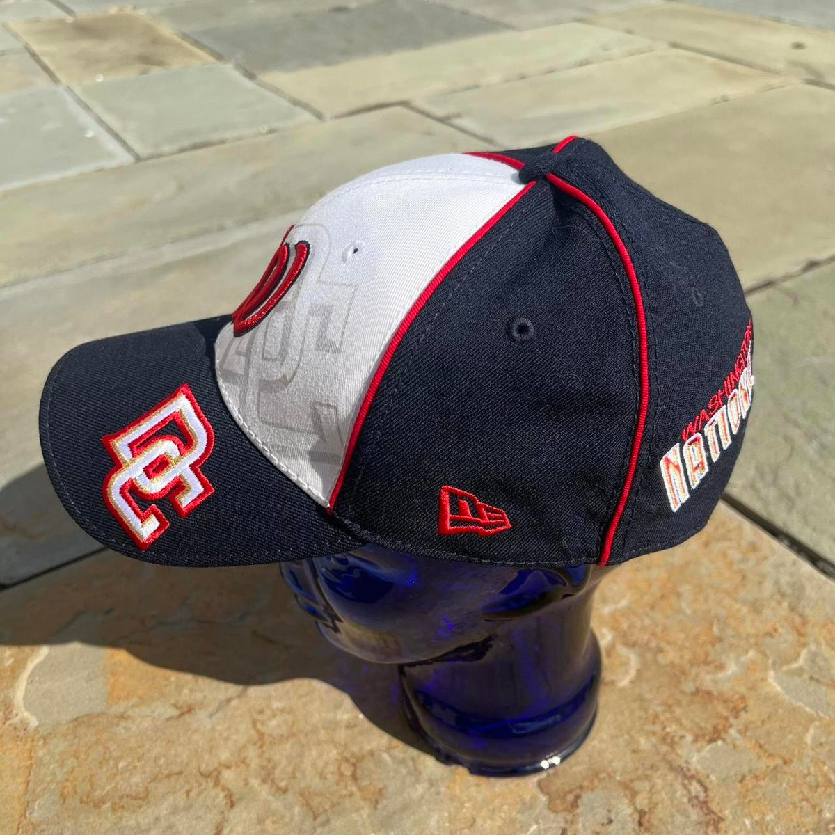 Washington Nationals Two Tone Embroidered Stretch Fit Hat