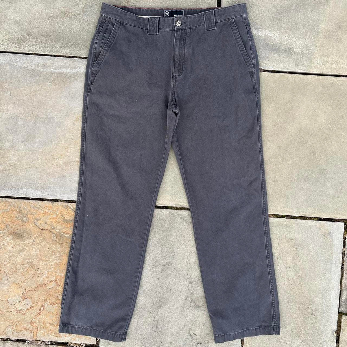 Y2K Dark Grey Canvas Utility Work Pants