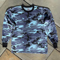 Blue Camo Long Sleeve Shirt