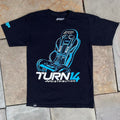 PRP Off Road Seats x Turn 14 Collab Black T-shirt