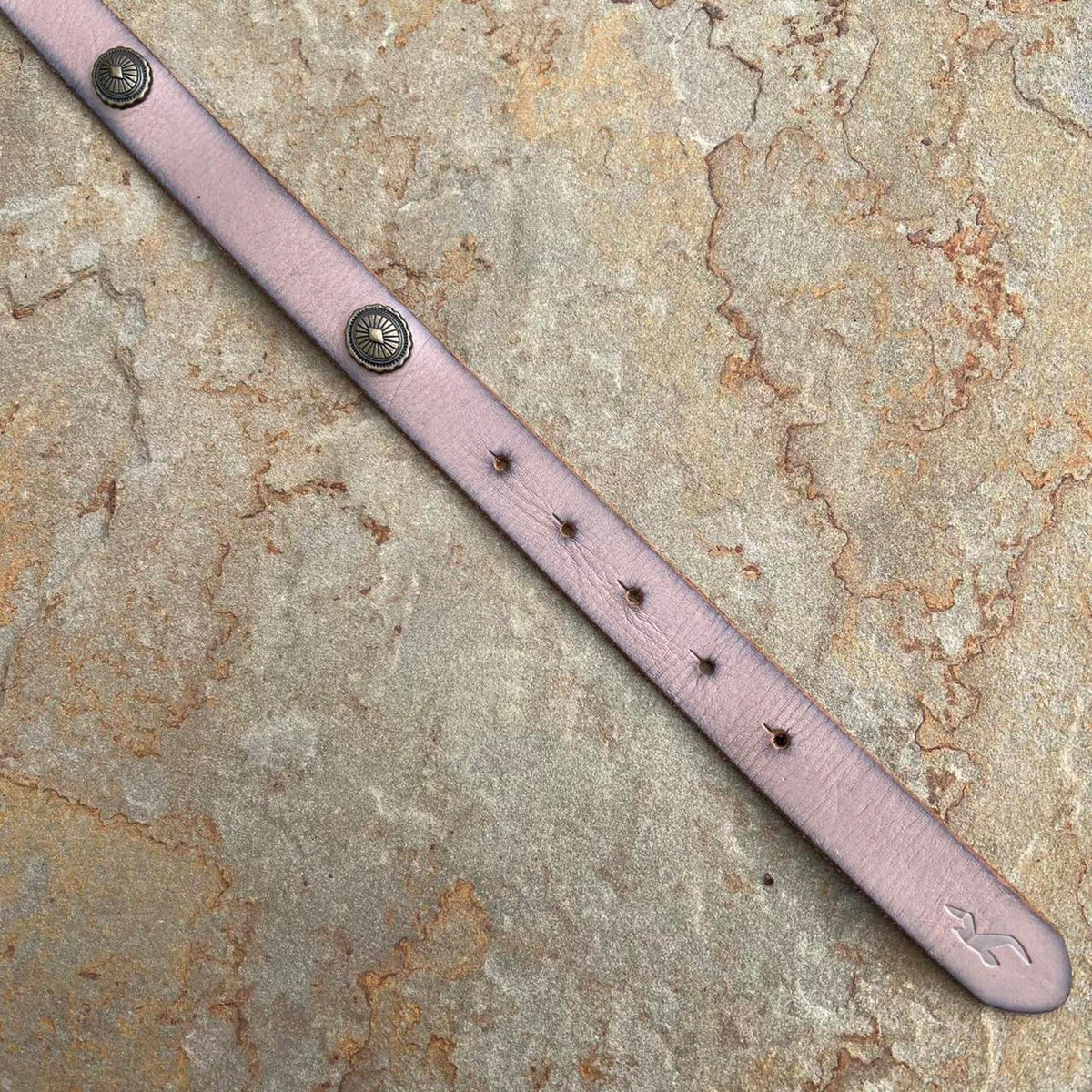 Hollister Co. Women's Tan and Pink Belt