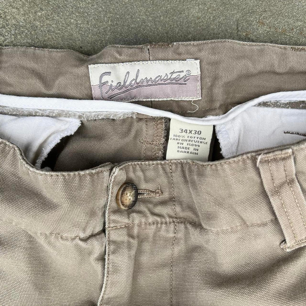 Neo-Vintage Y2K Canvas Cargo Pants