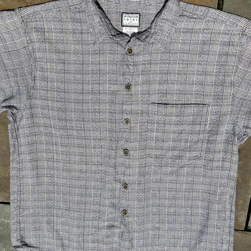 Neo-Vintage 90s Vertical Plaid Stripe Shirt