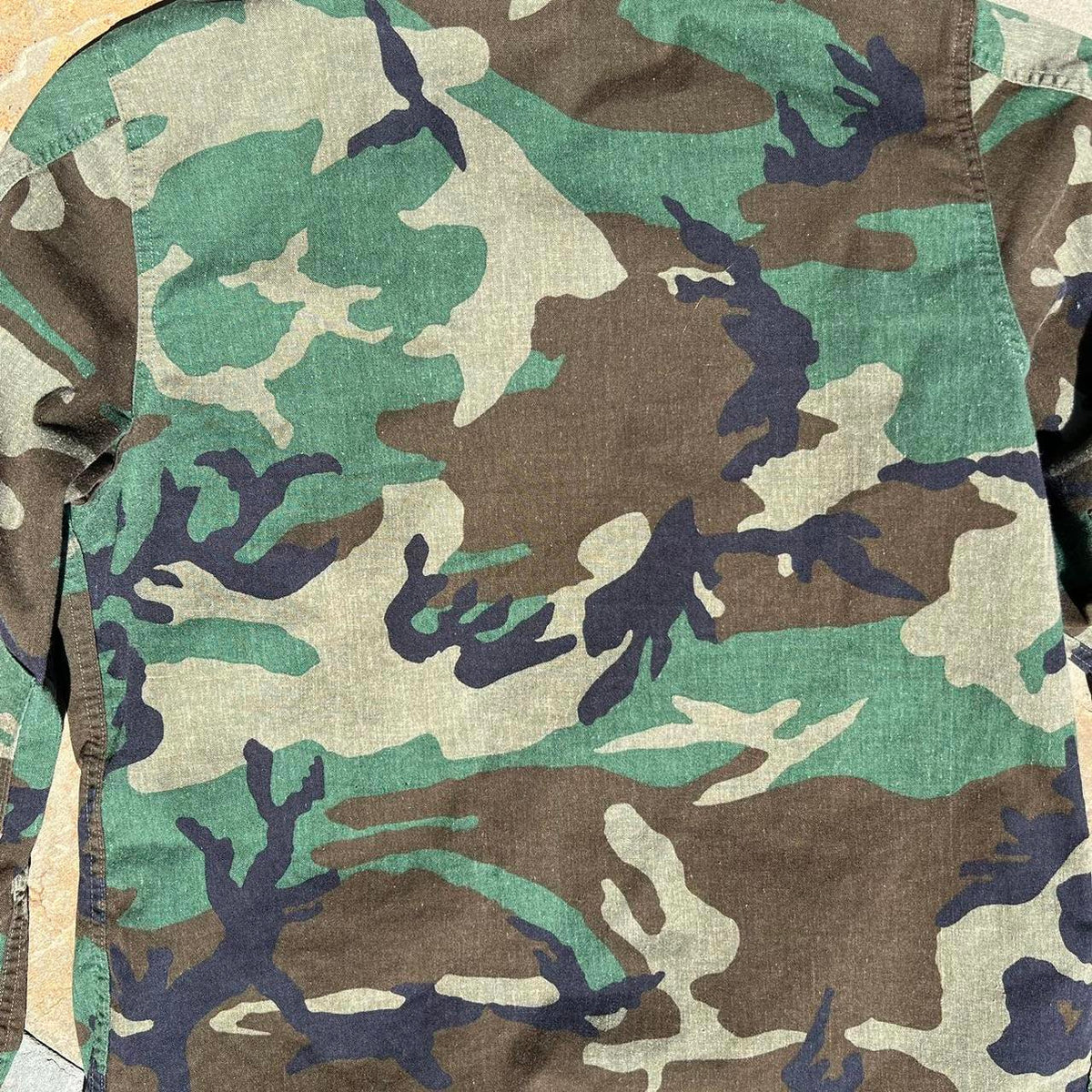 Y2K Woodland Camo Cargo Utility Jacket