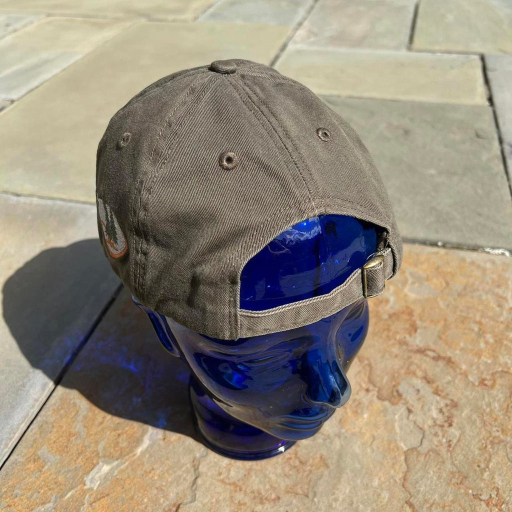 Utah Embroidered Strapback Dad Hat Olive Green
