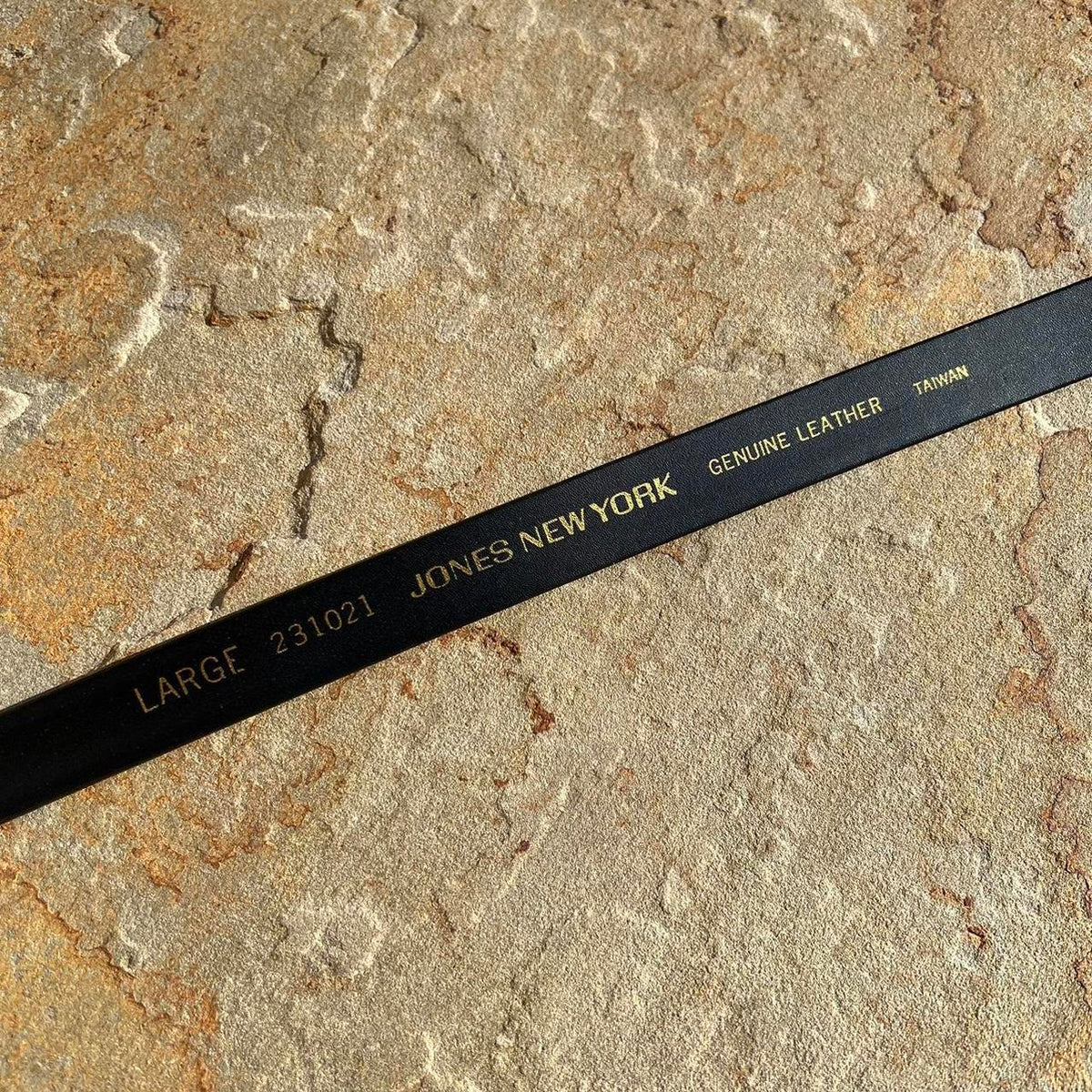 Y2K Dark Brown Leather and Gold Sectional Belt