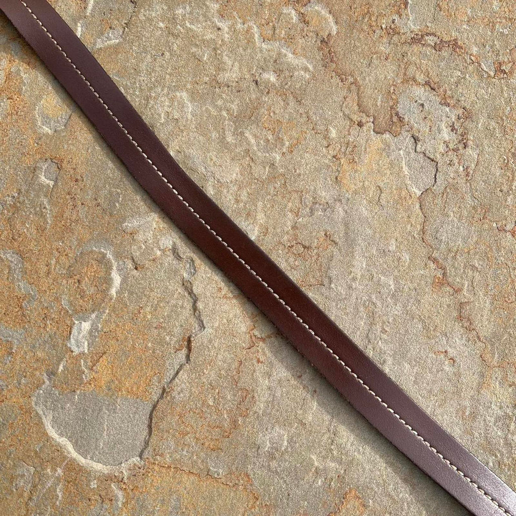 Y2K 2010 Dark Brown Italian Leather Belt Made in Italy