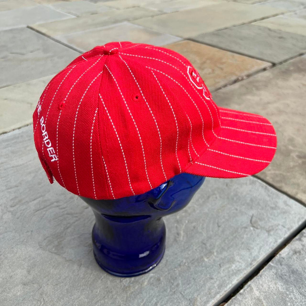 South of the Border Red Pinstripe SOB Strap-back Hat