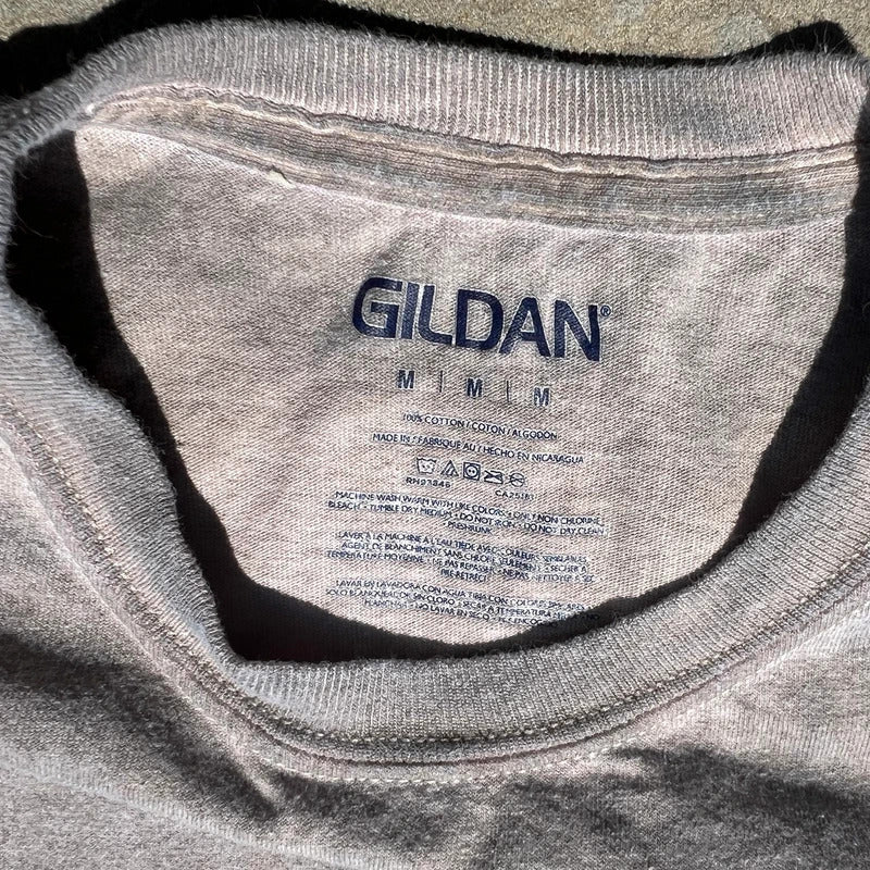 Earth Grey Garment Dyed Reworked Tee