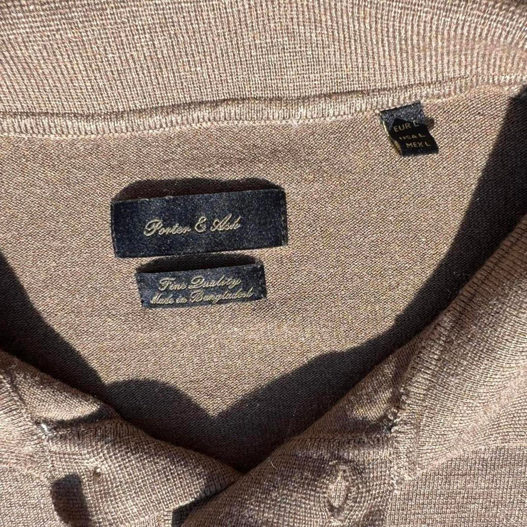 Brown Polo Sweater