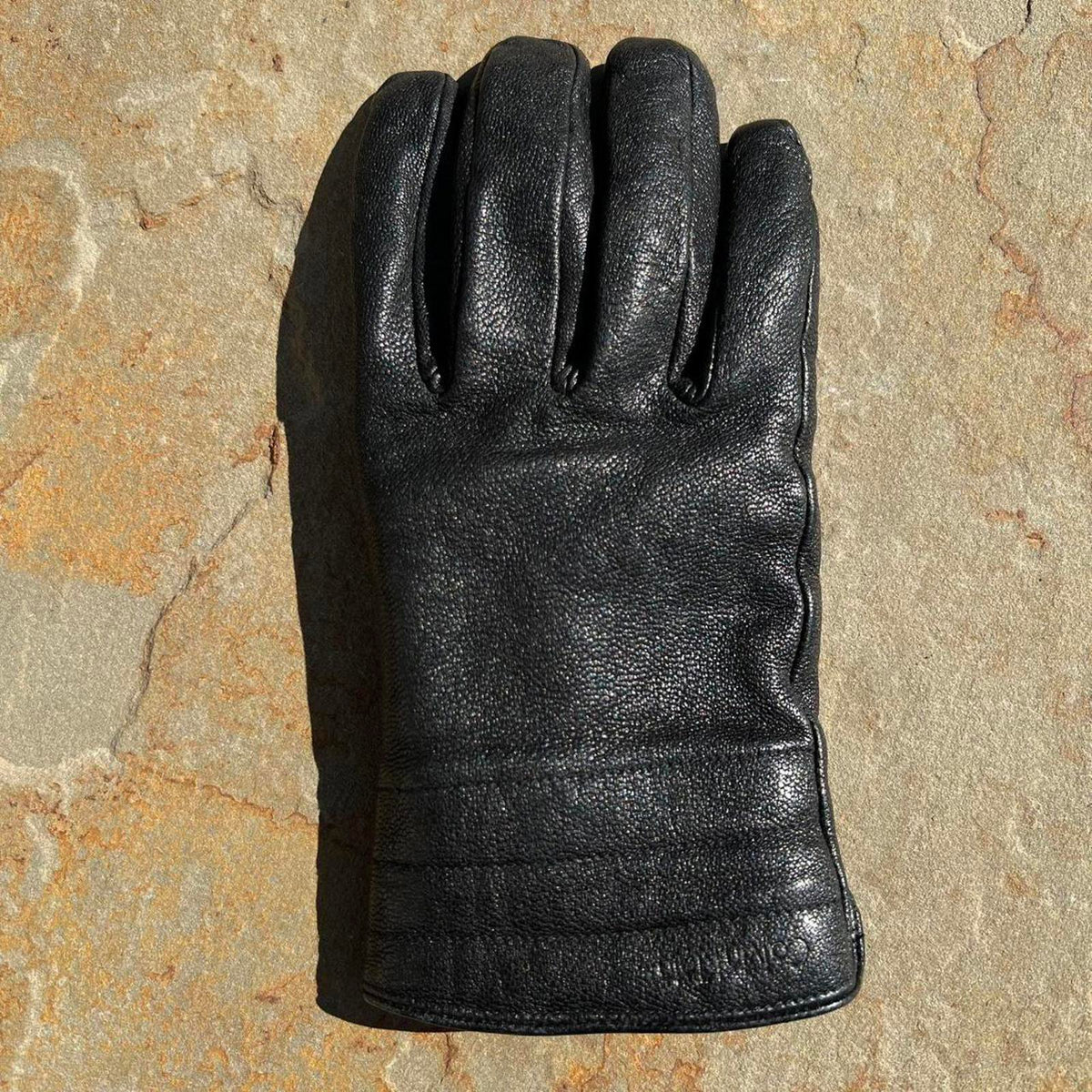 Black Leather Gloves