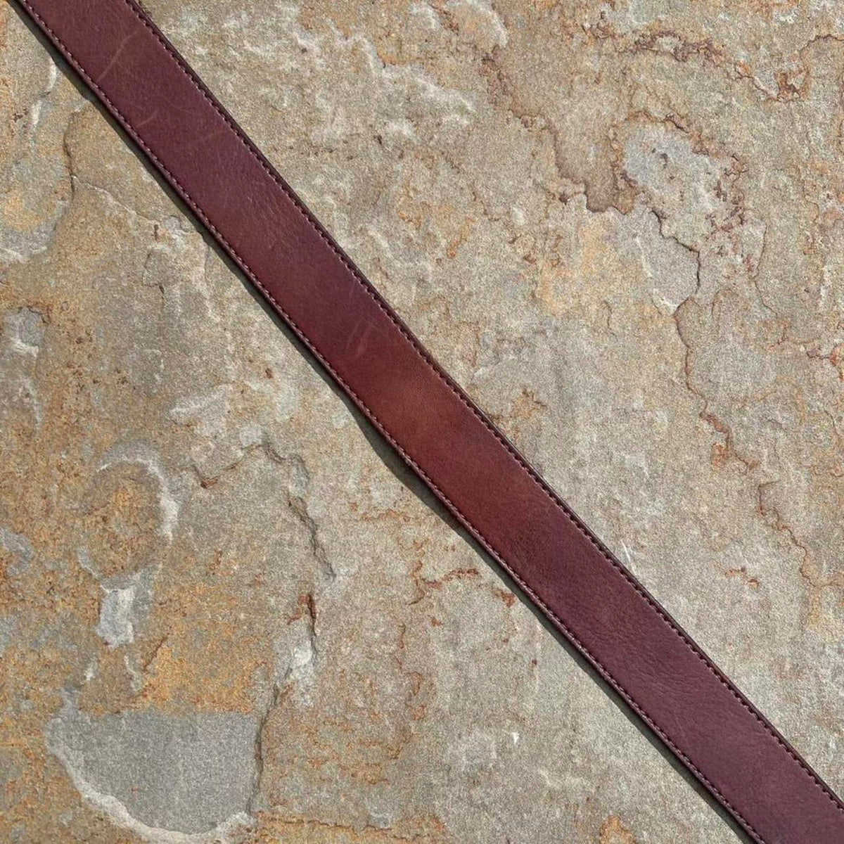 Y2K Brown Leather Belt Made in USA