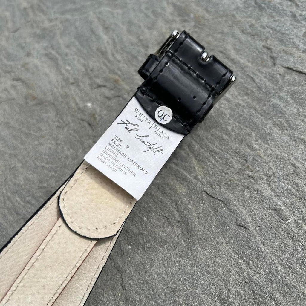 Black and Tan Triple Braid Belt