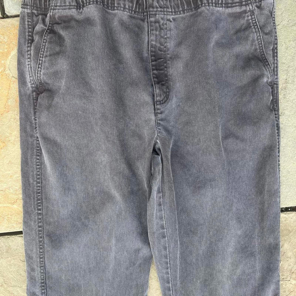 Y2K Grey Overdyed Drawstring Pants