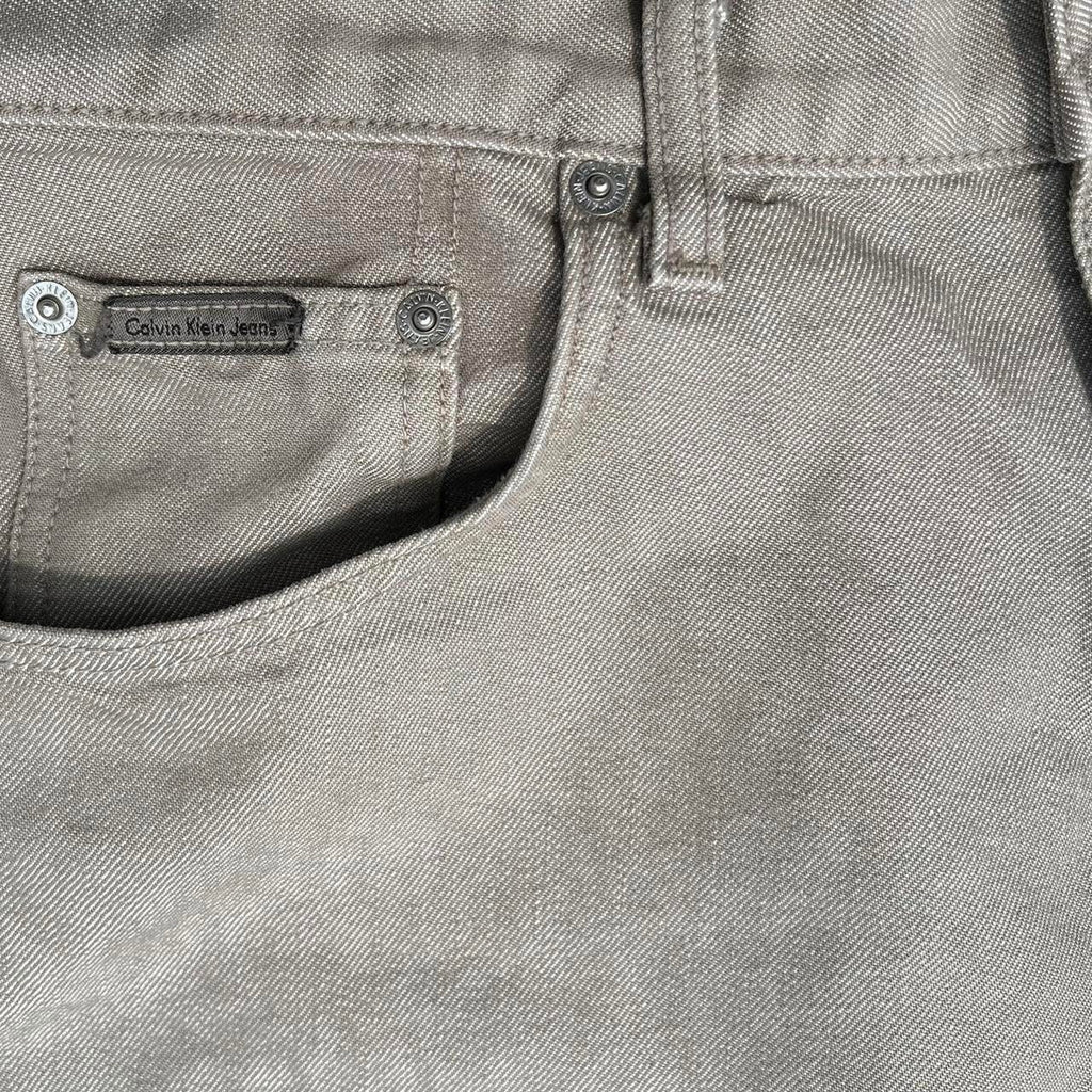 Vintage 90s Calvin Klein Tan Jeans Made in USA