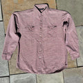 Vintage 90s Houndstooth Plaid Button Down Shirt