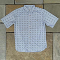 Y2K Abstract Plaid Pattern Shirt