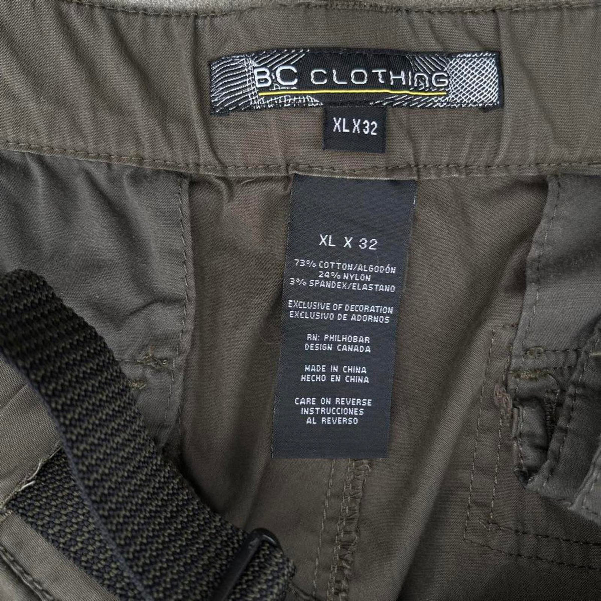 Dark Olive Green Gorpcore Convertible Utility Cargo Pants