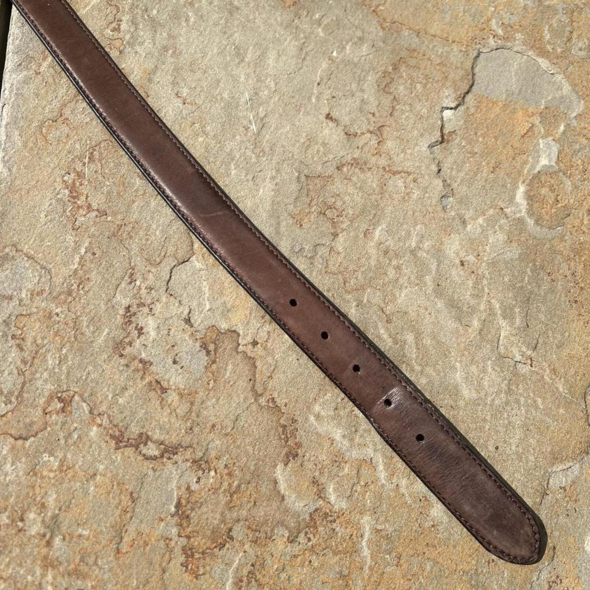 Vintage Y2K Coach Minimalist Brown Leather Belt