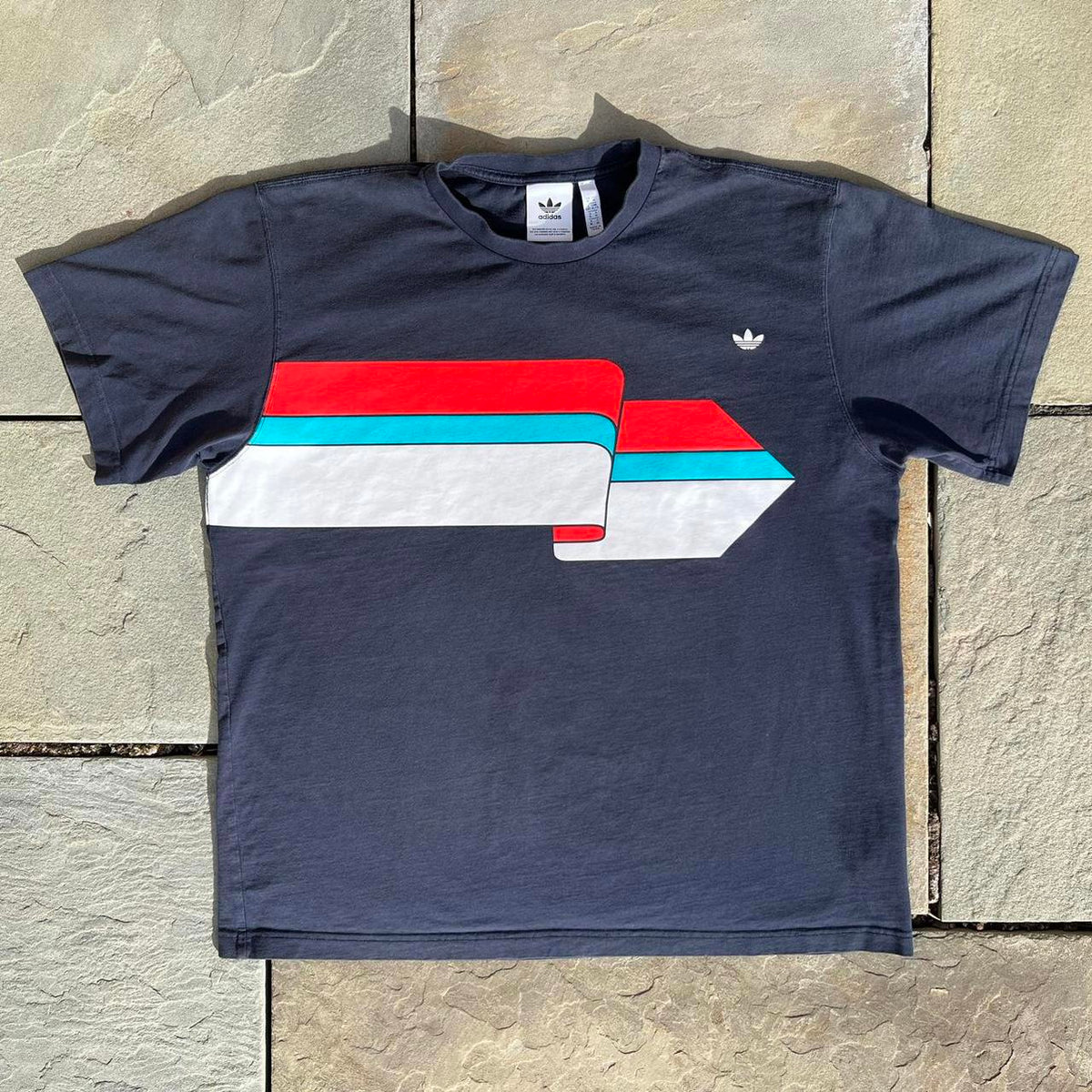 Adidas Front and Back Wraparound Graphic T-Shirt