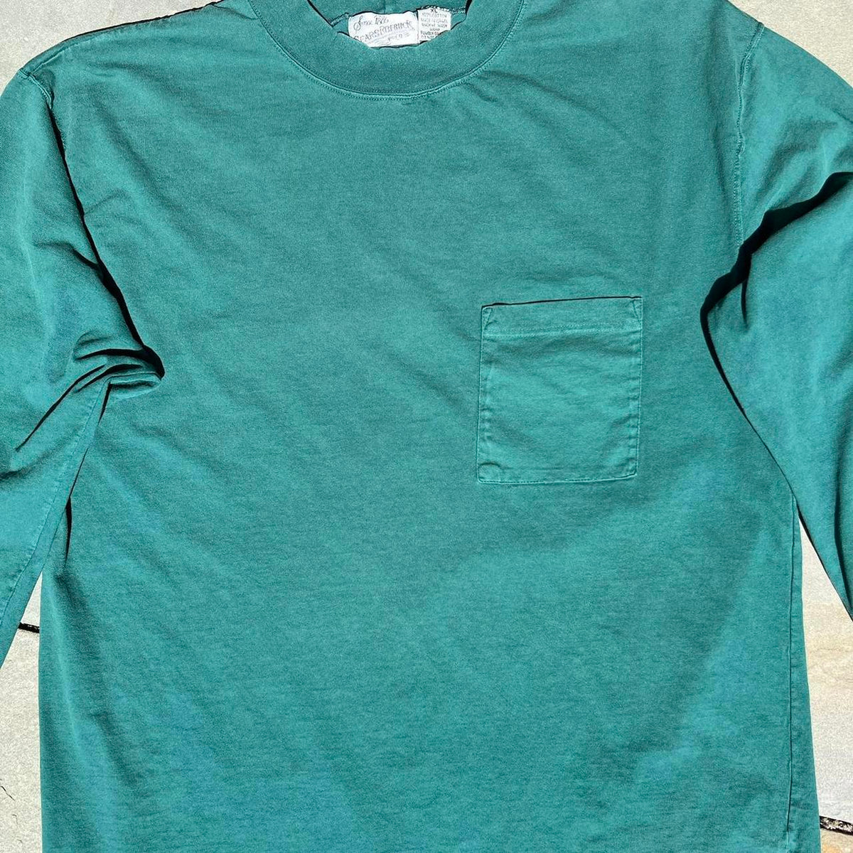 Neo-Vintage 90s Blue Green Longsleeve T-shirt