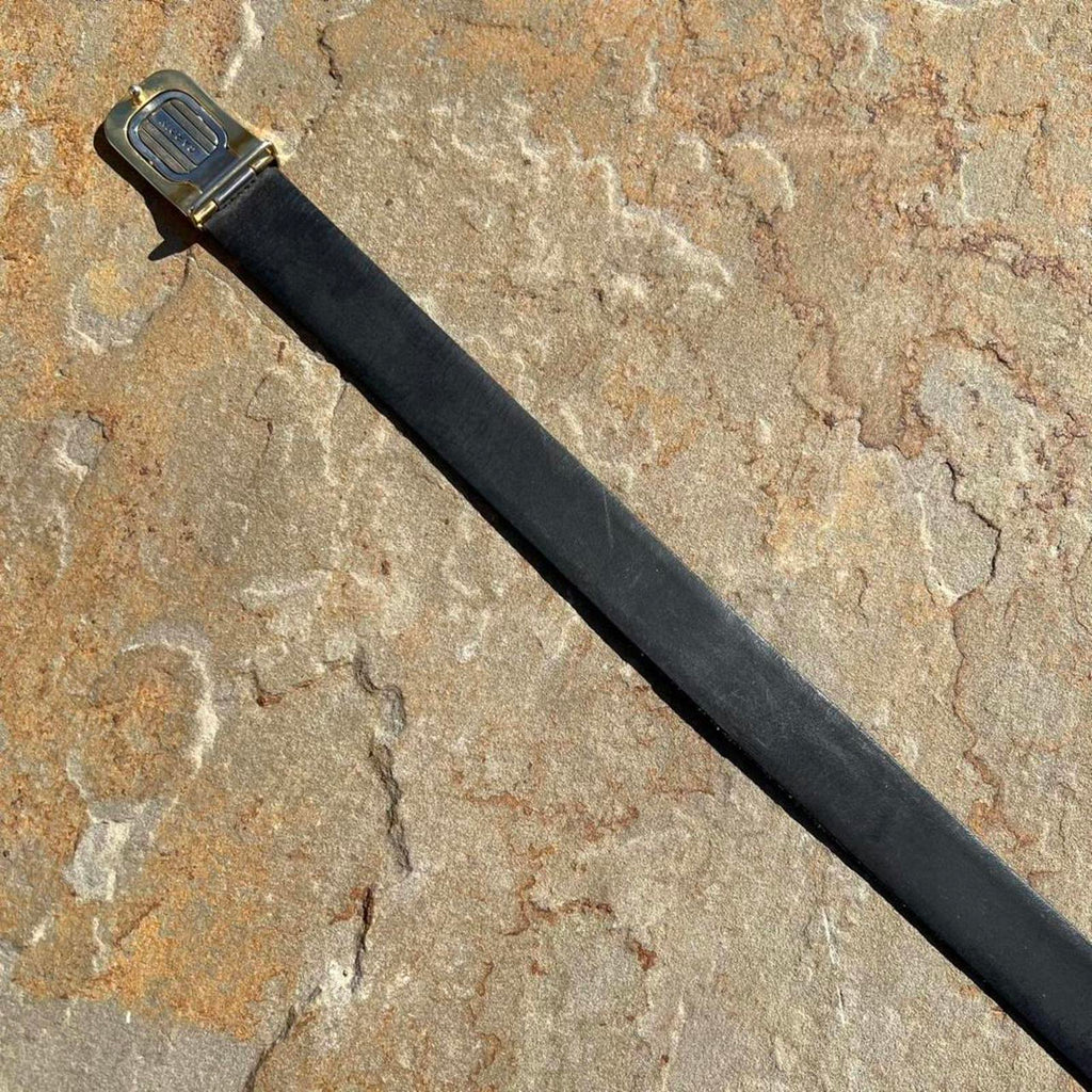 Vintage 90s Reversible Leather Belt “Cut to length fit”