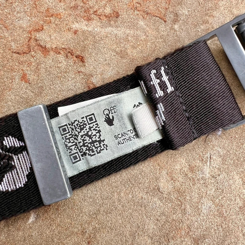 Off-White Swimming Logo Black Belt
