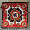 Neo-vintage Paisley Silk Clock Design Scarf Bandana