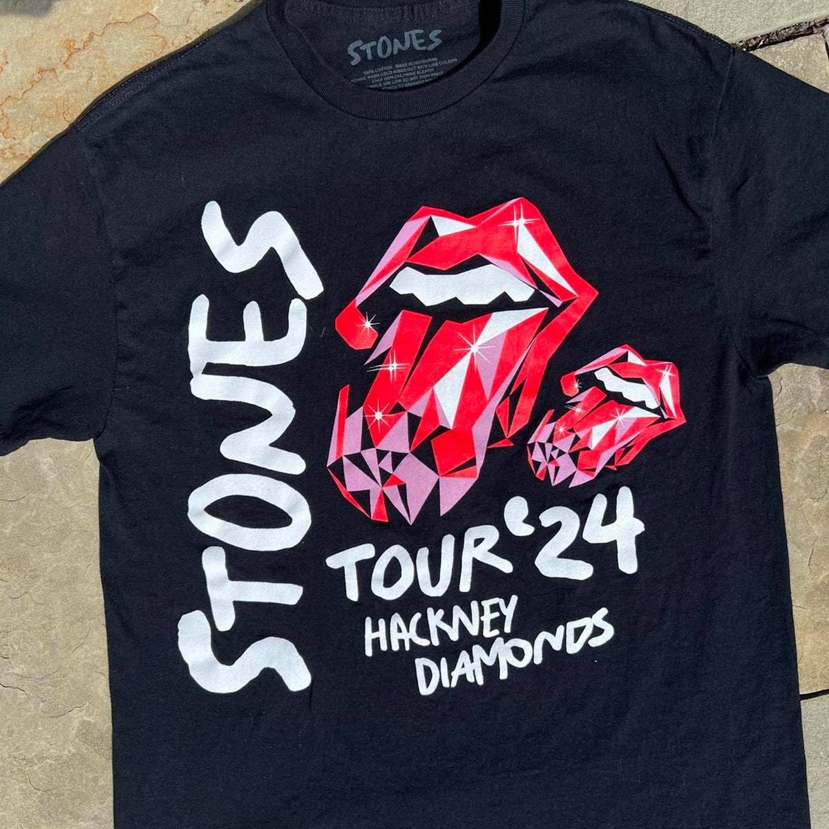 The Rolling Stones Hackney Diamonds 2024 Tour Band Tee