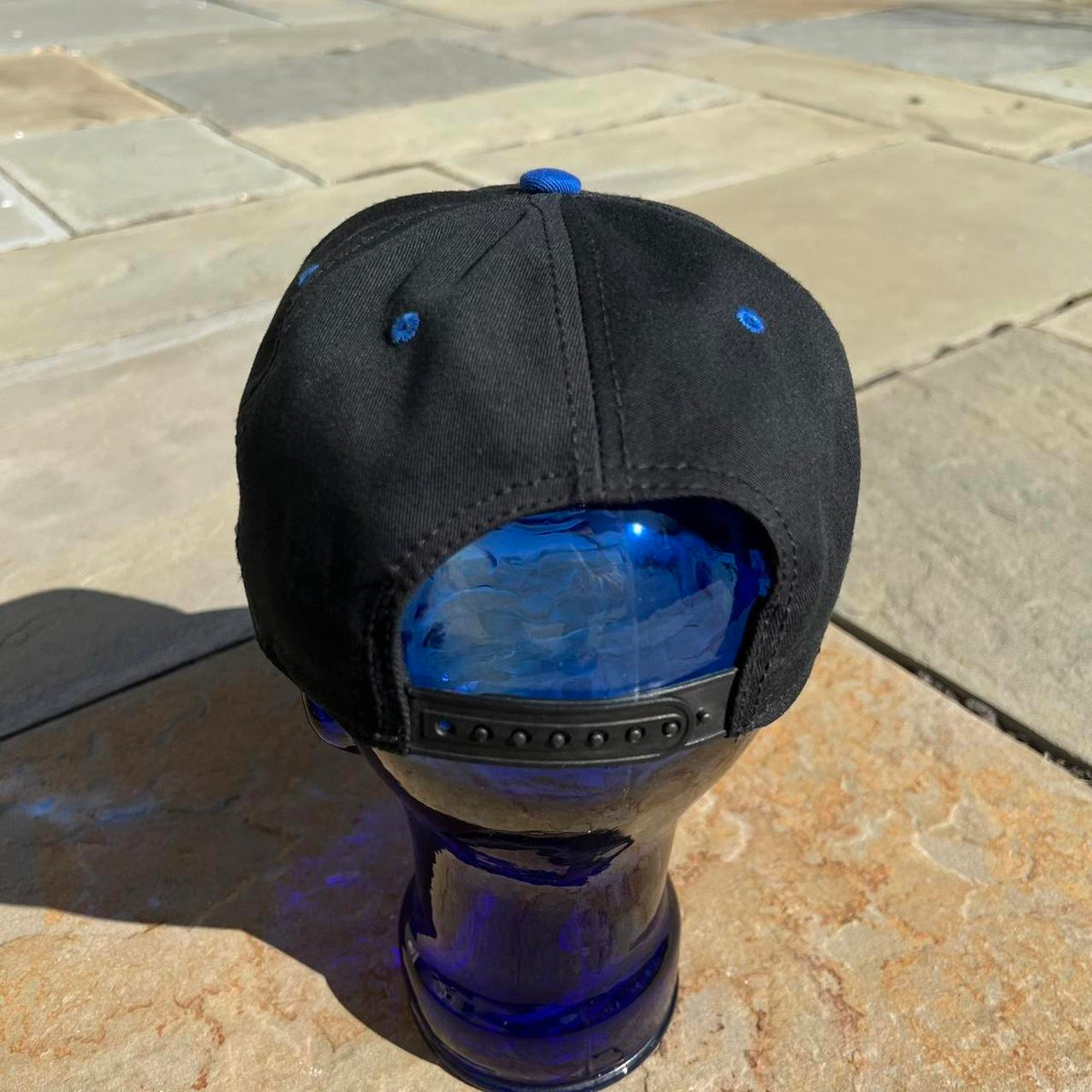 NWT Niagara Falls Two Tone Royal Blue Black Snap Back Hat