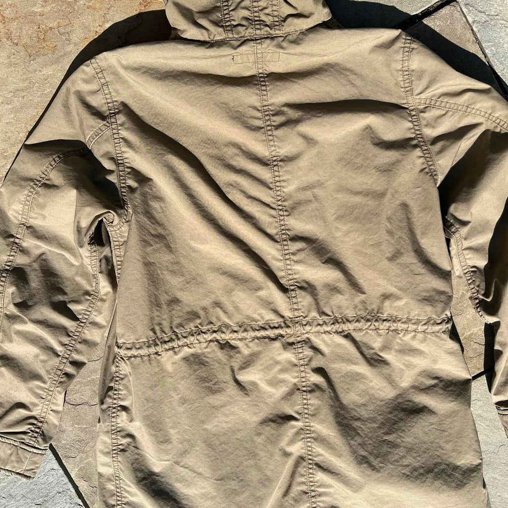 Uniqlo Khaki Poplin Mid Length Jacket