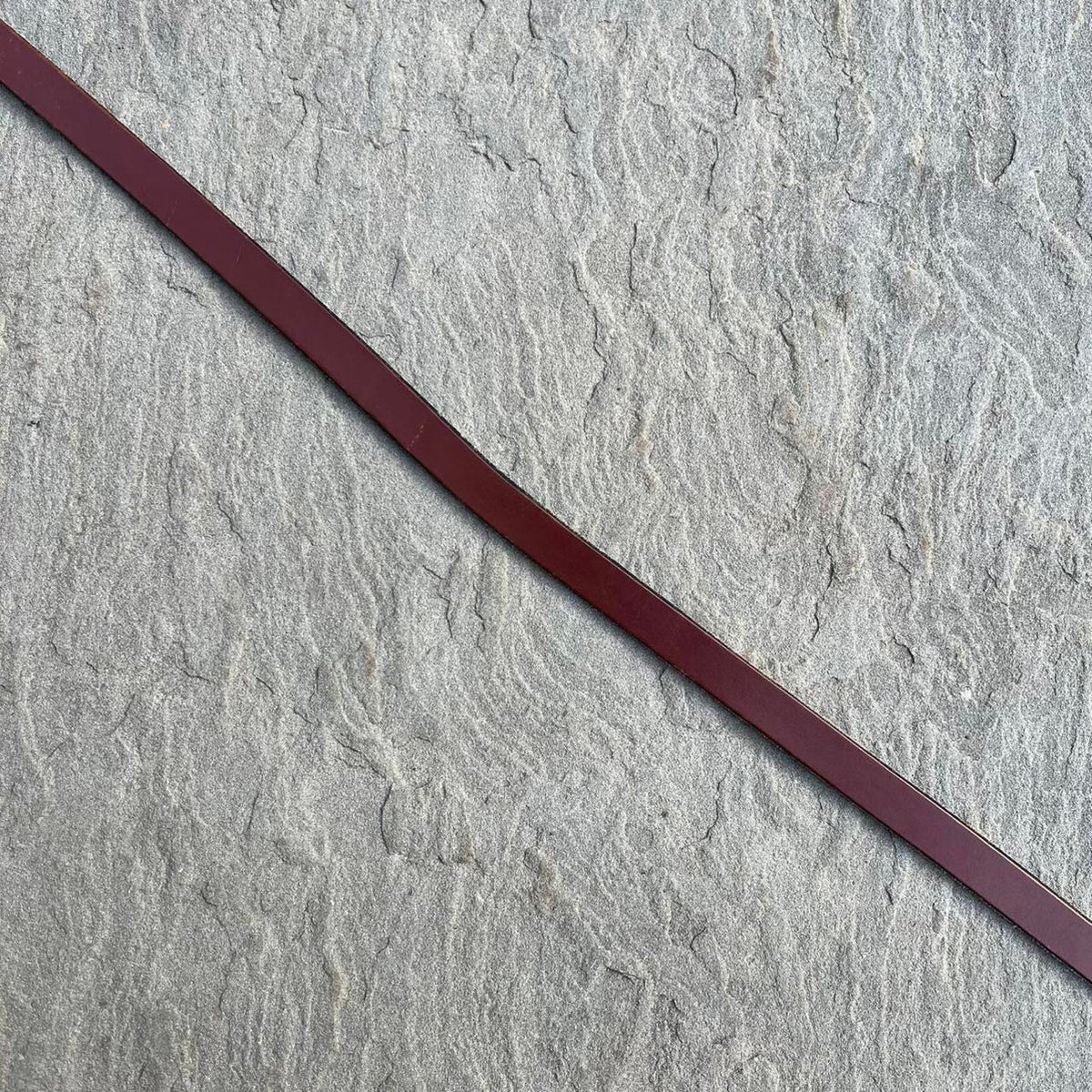 Vintage 90s Dark Brown Oil Tanned Leather Designer Belt