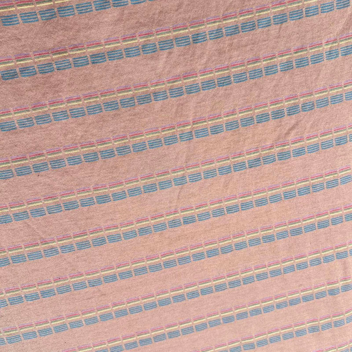 Vintage 80s Multi Stripe Contrast Collar Polo